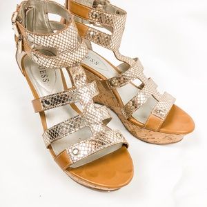 Guess Gold Sandals